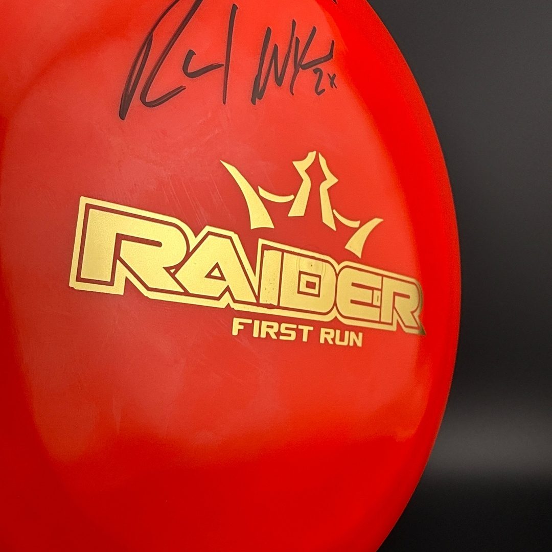 Fuzion Raider First Run - Ricky Wysocki Autographed Dynamic Discs