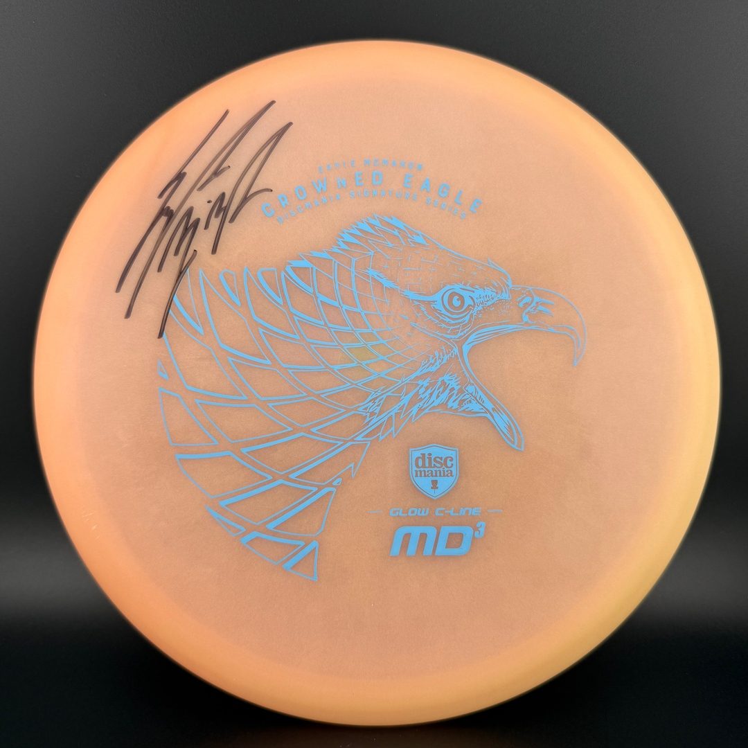 Color Glow C-Line MD3 - Crowned Eagle - Eagle McMahon Autographed Discmania