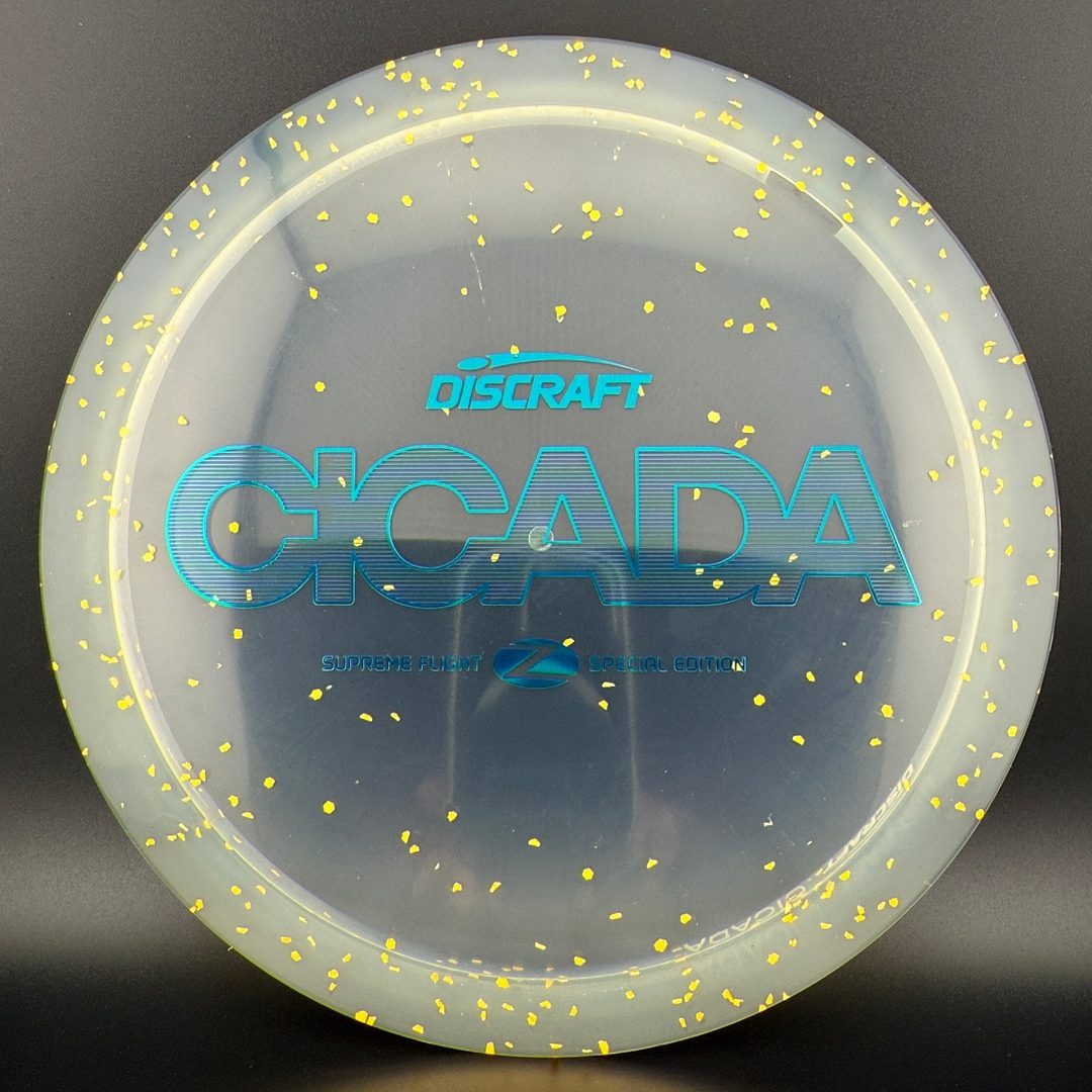 CryZtal Confetti Cicada - "Shredded Orange" Supreme Flight Open Discraft