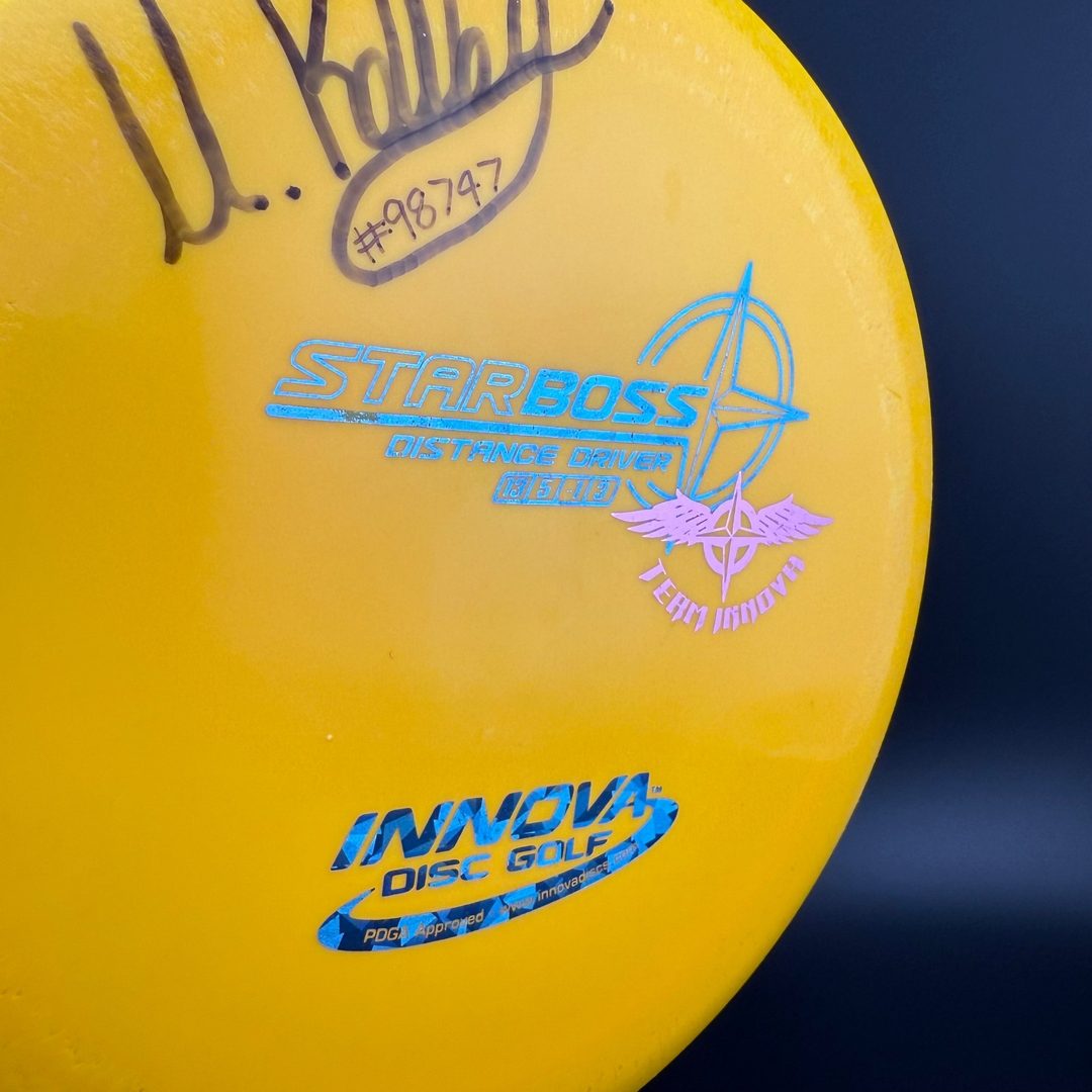 Star Boss *Signed* - Uriyah Kelley - Team Innova *Used Innova