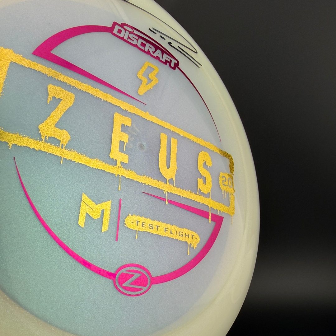 Colorshift Z Zeus 2.0 - Test Flight - Paul McBeth Autographed Discraft
