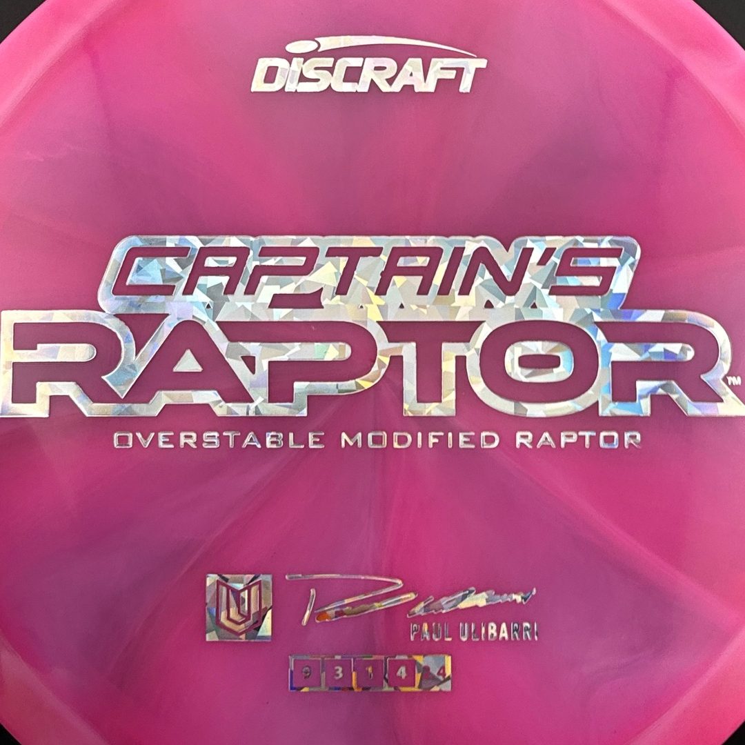 Special Z Blend Captain's Raptor - Paul Ulibarri 2025 Signature Series Discraft