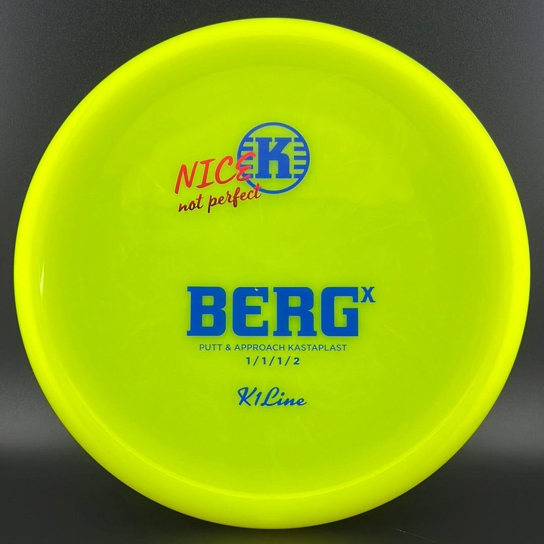 K1 Berg X - Chartreuse "Nice Not Perfect" X-Out Kastaplast