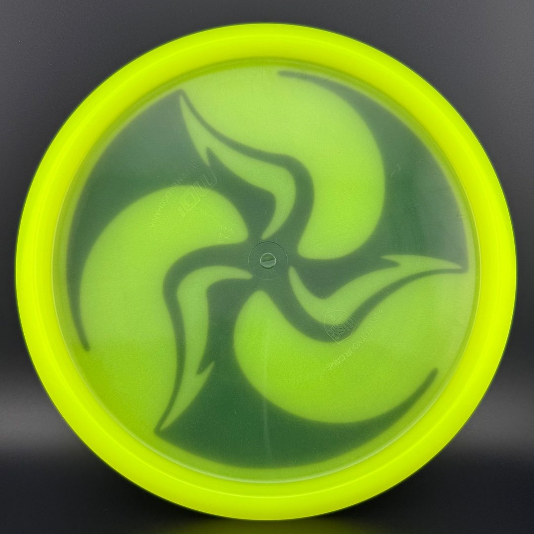 Color Glow C-Line MD1 - Official Tri-Fly Huk Dyed X-Out Discmania