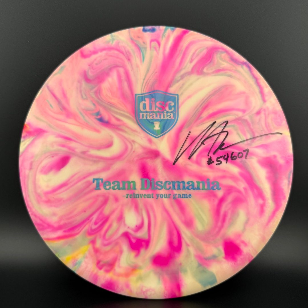 S-Line DDx *Signed* - Bob Kulchuk - Dyed Team Discmania Stamp Discmania