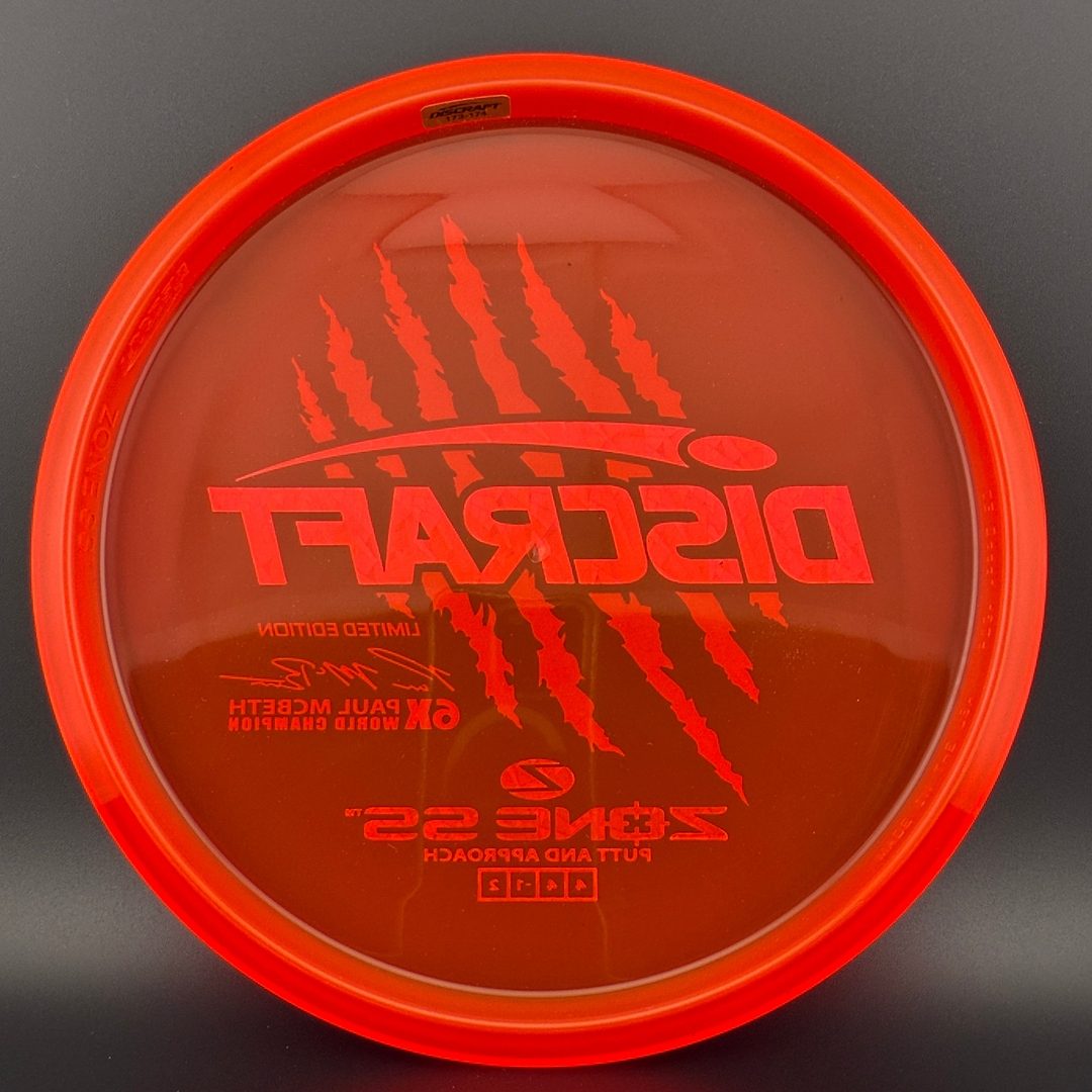 Z Zone SS - Paul McBeth 6x Claws Limited Edition Discraft
