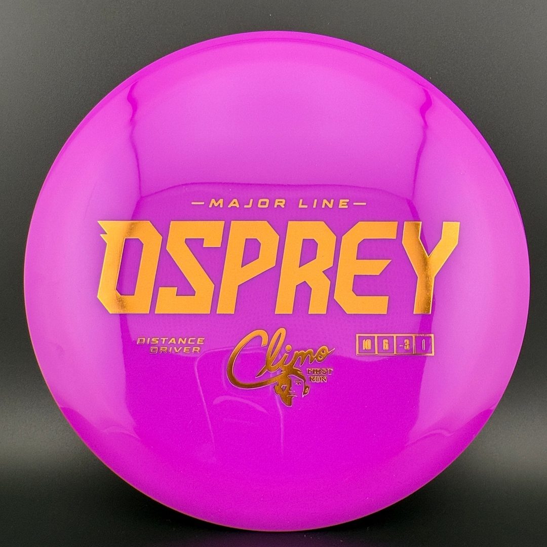 Major Line Osprey - First Run Climo Disc Golf