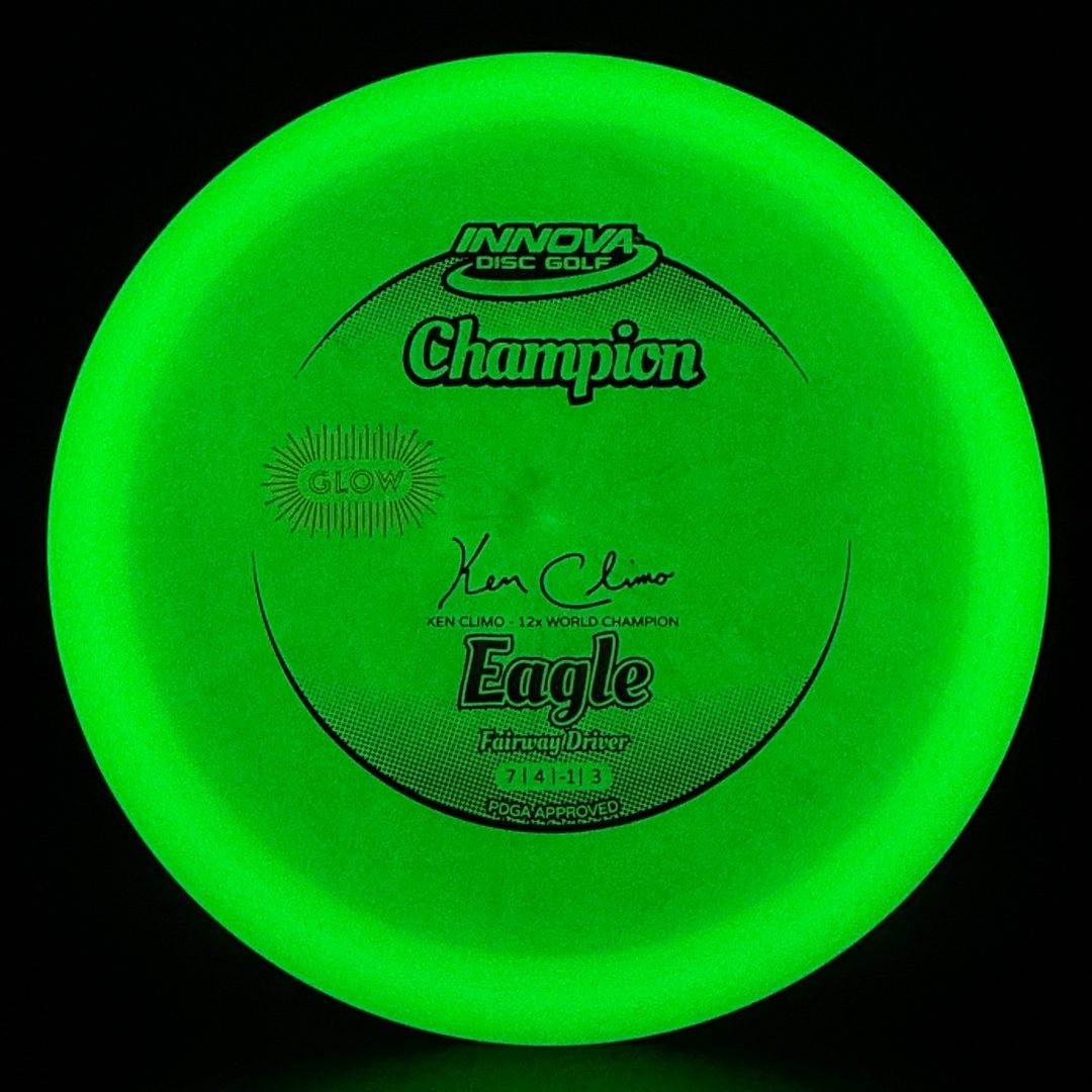 Classic Color Glow Champion Eagle - Ken Climo 12x Innova