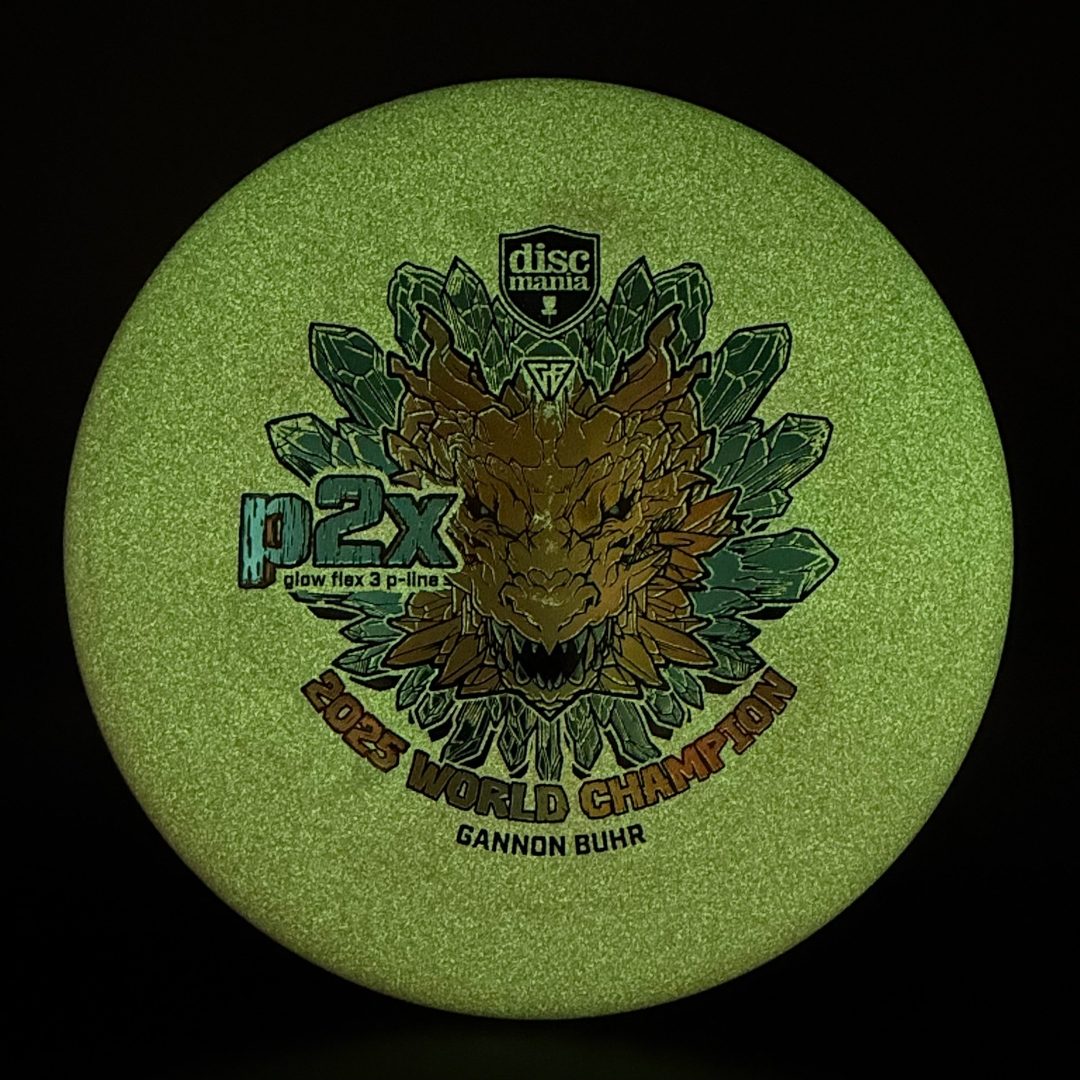 Glow P-Line P2x Flex 3 - Gannon Buhr 2025 World Champion Discmania