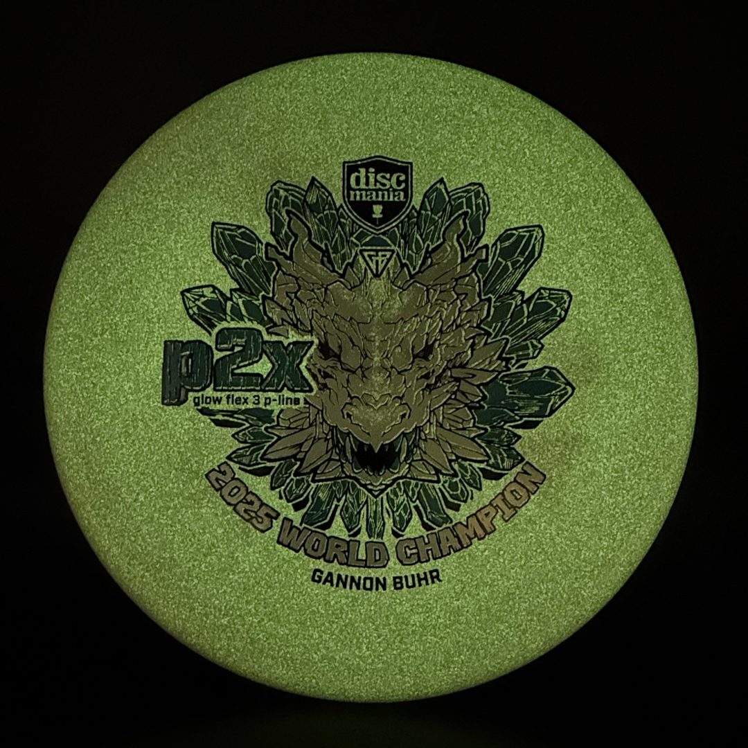 Glow P-Line P2x Flex 3 - Gannon Buhr 2025 World Champion Discmania