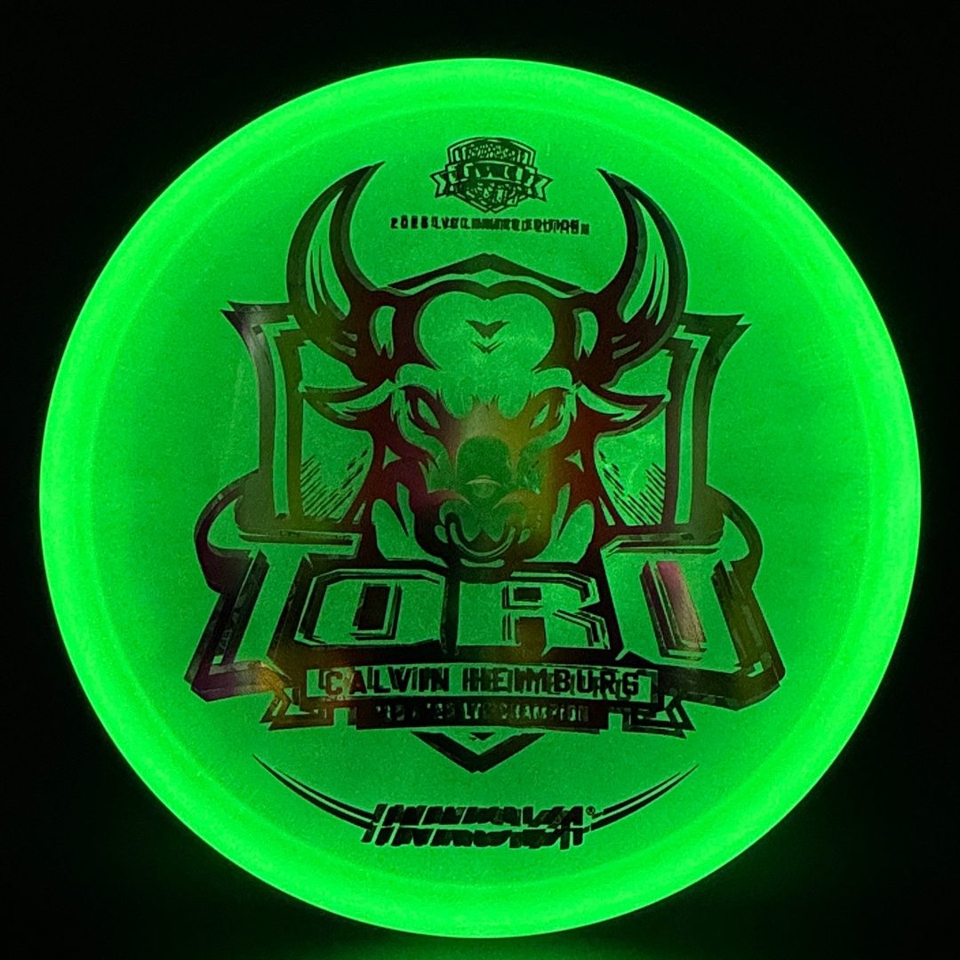 Proto Glow Pearl Champion Toro - Double Stamp - LVC 2025 Calvin Heimburg Innova