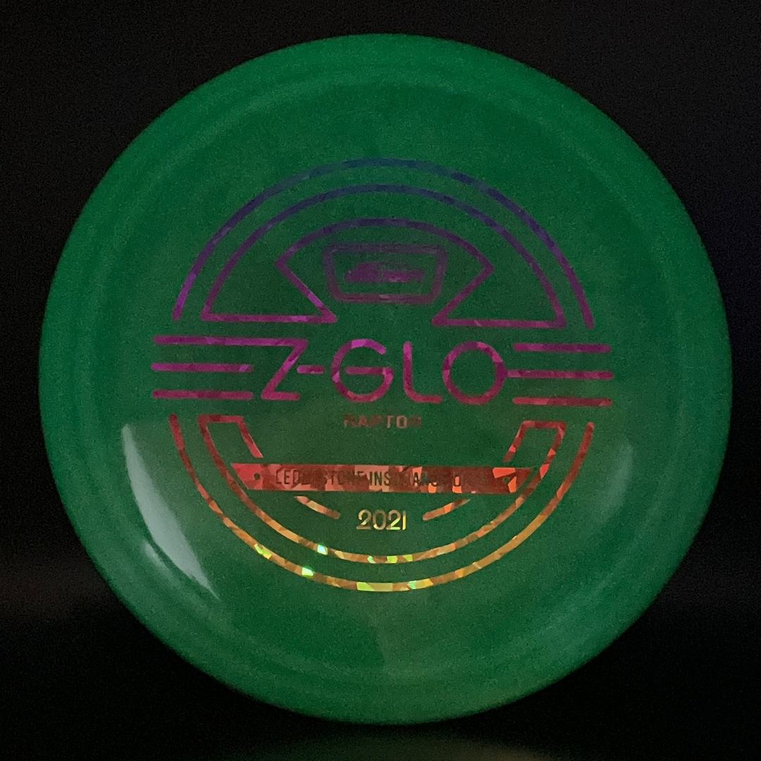 Z Glo Raptor - 2021 Ledgestone Limited Edition Discraft