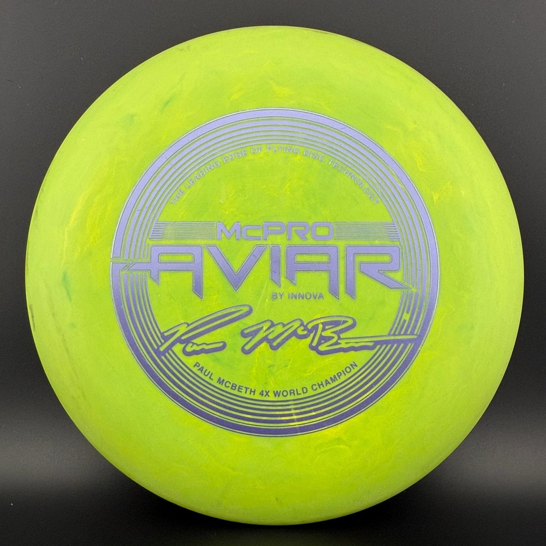 Galactic McPro Aviar - Paul McBeth USED 7/10 Rim Divots Innova