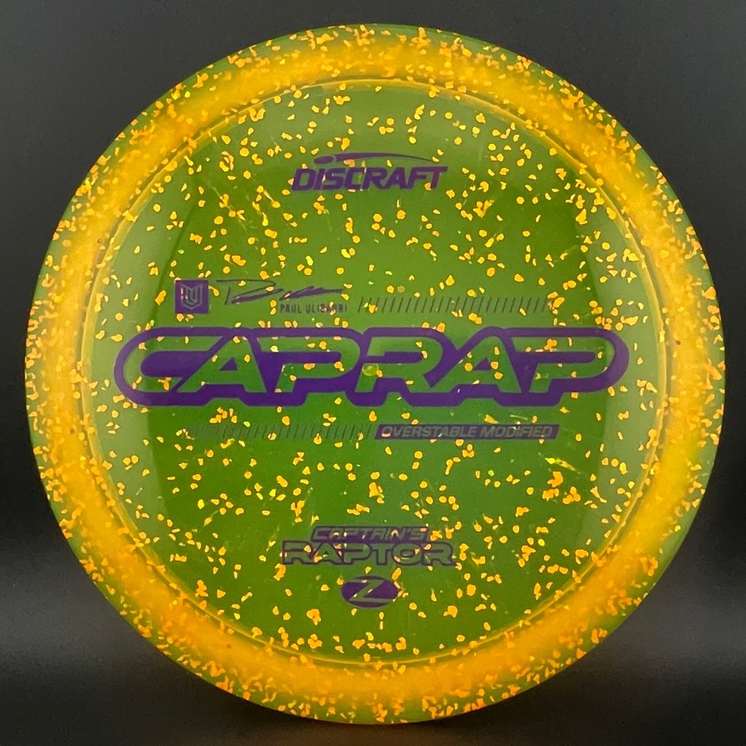 Confetti Z Captain's Raptor - Paul Ulibarri 2026 Discraft