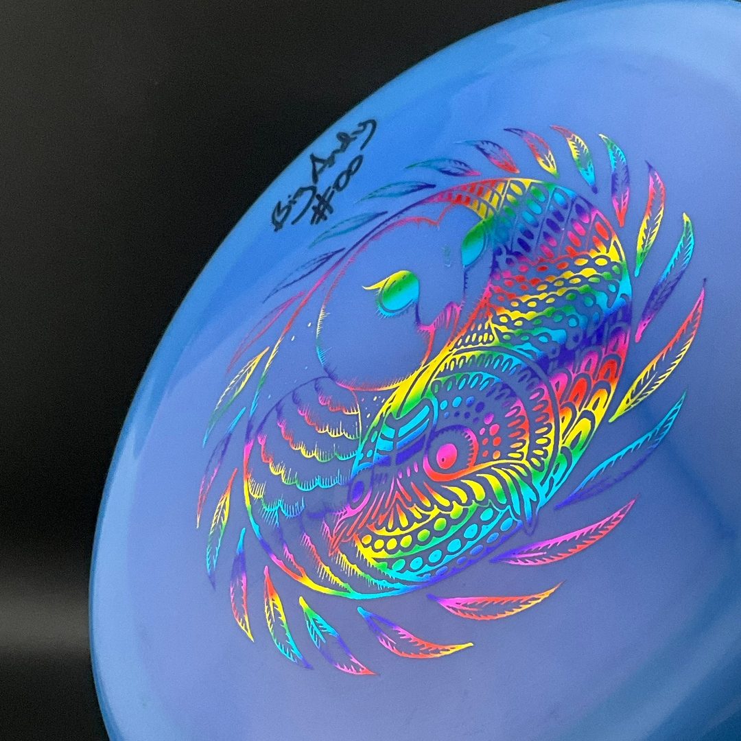 Swirly S-line DDx Penned OOP *Signed* - Owl Yin Yang LE Discmania