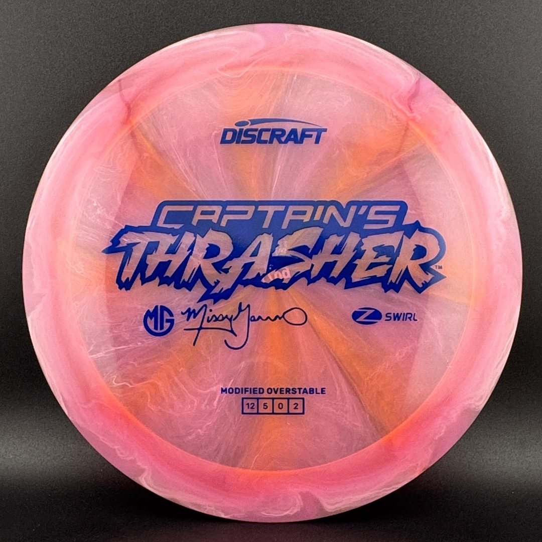 Swirly Z Captain's Thrasher - Missy Gannon 2026 Discraft