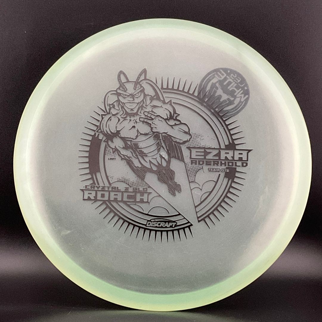 CryZtal Z Glo Roach *Les White Stash Used* - 2021 Ezra Aderhold Team OTB Limited Edition Discraft