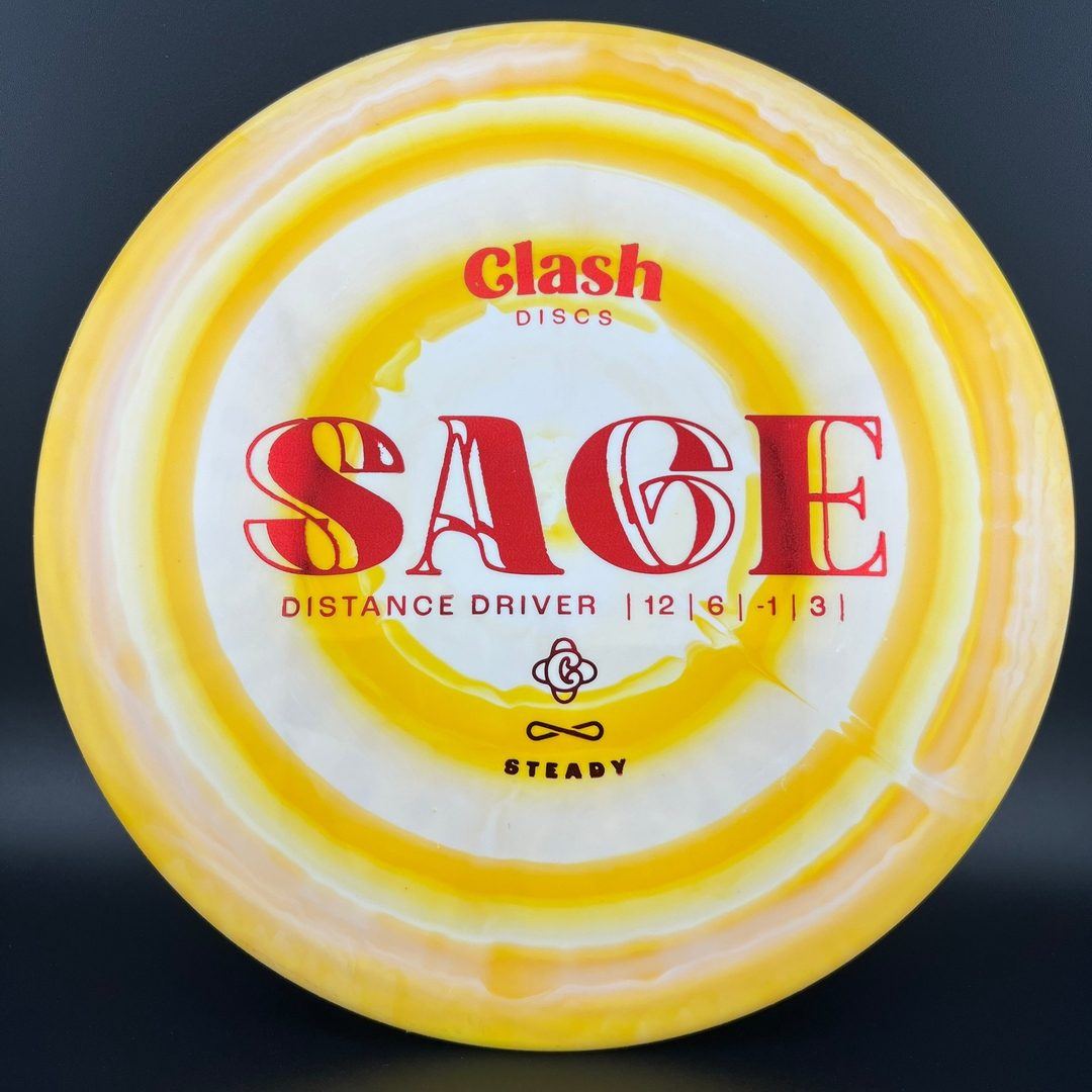 Steady Ring Sage - First Run Clash Discs