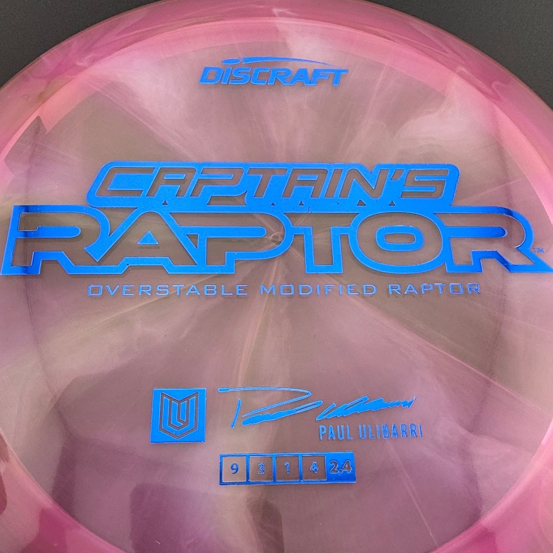 Special Z Blend Captain's Raptor - Paul Ulibarri 2025 Signature Series Discraft