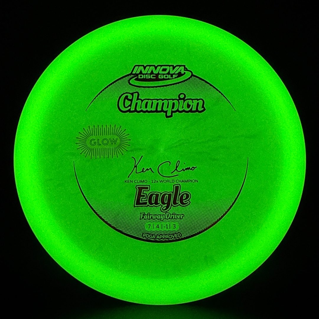 Classic Color Glow Champion Eagle - Ken Climo 12x Innova