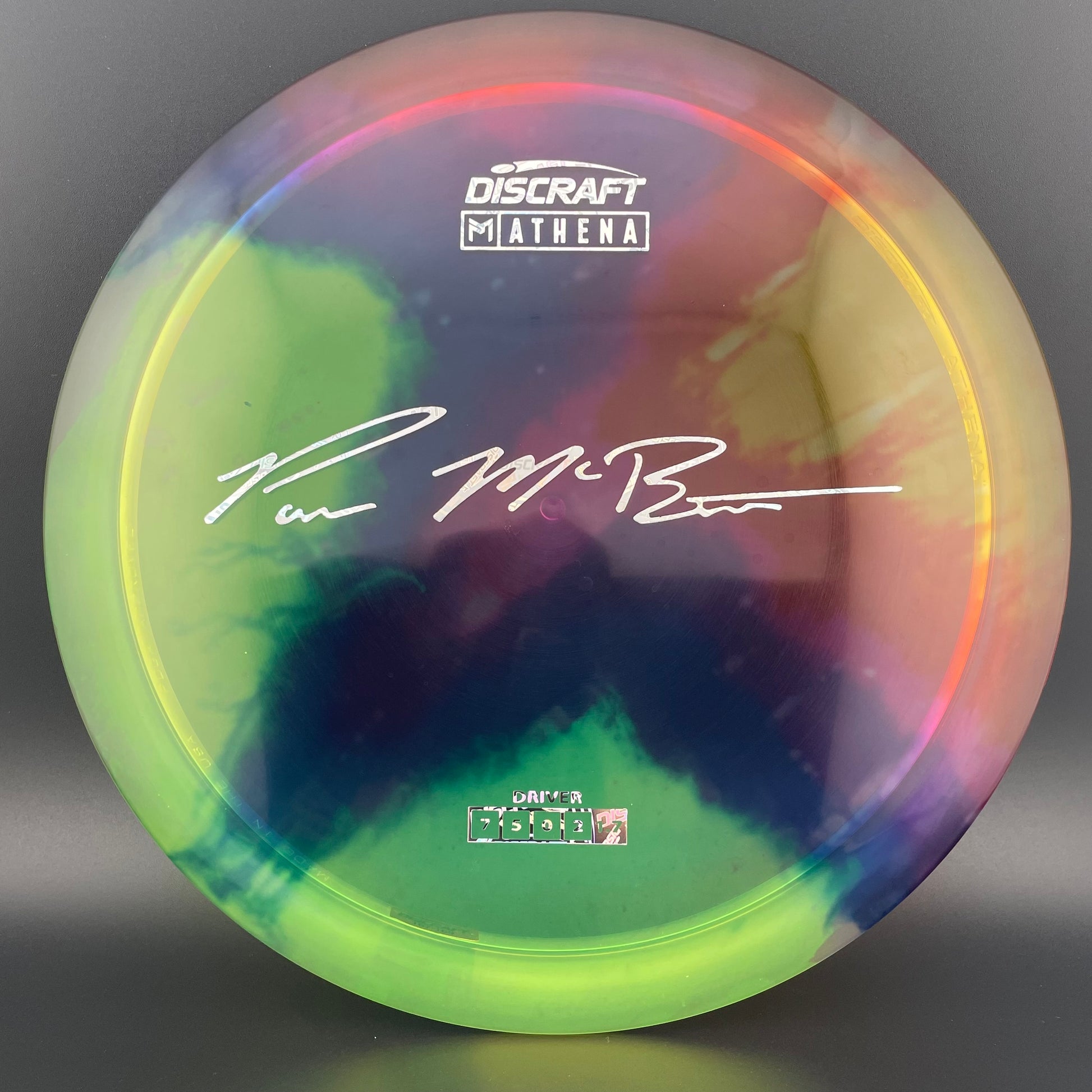 Fly Dye Z Athena - Paul McBeth Discraft