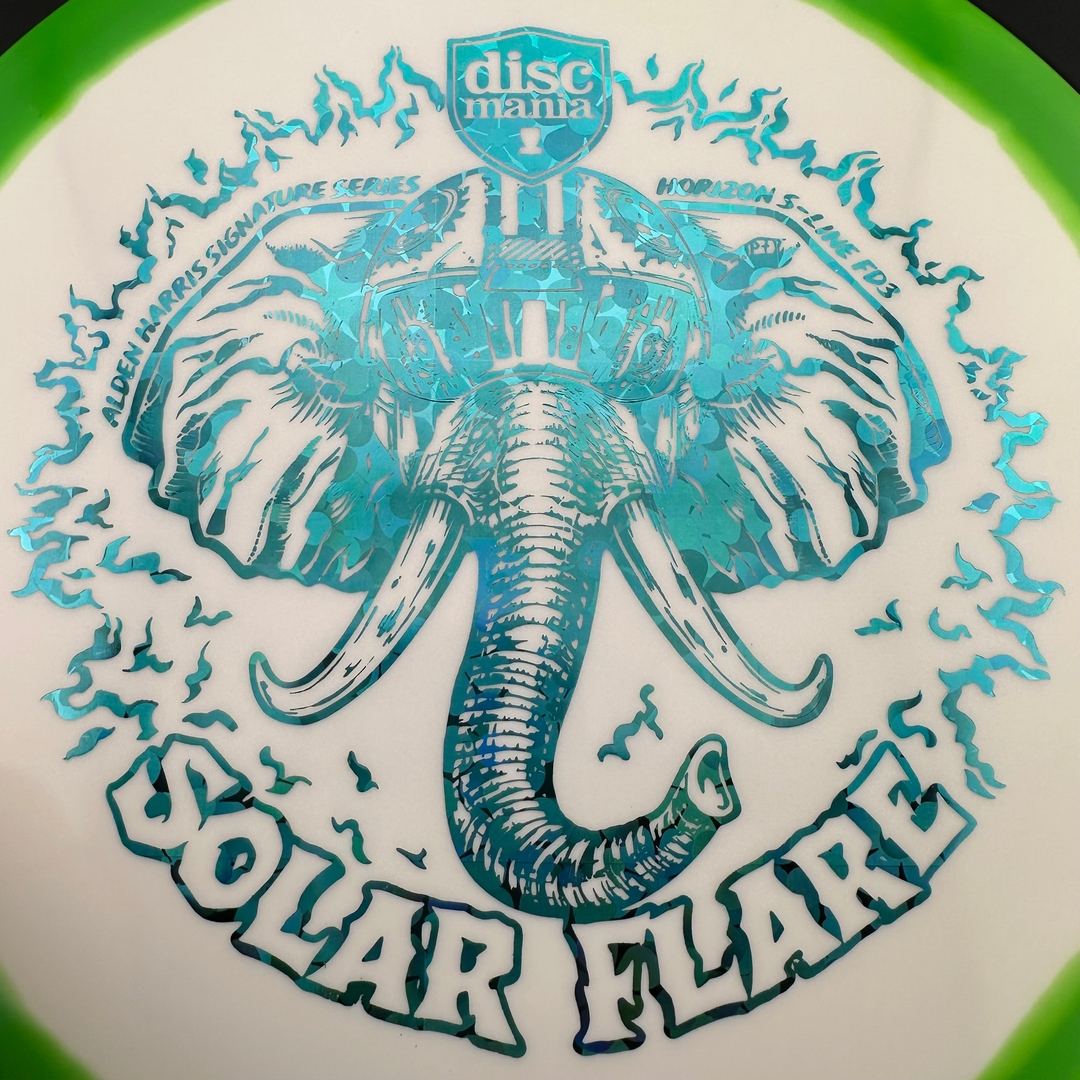 Horizon S-Line FD3 - Solar Flare - Alden Harris Signature Series Stamp by Manny Trujillo DROPPING OCTOBER 9TH @ 7 AM MST Discmania