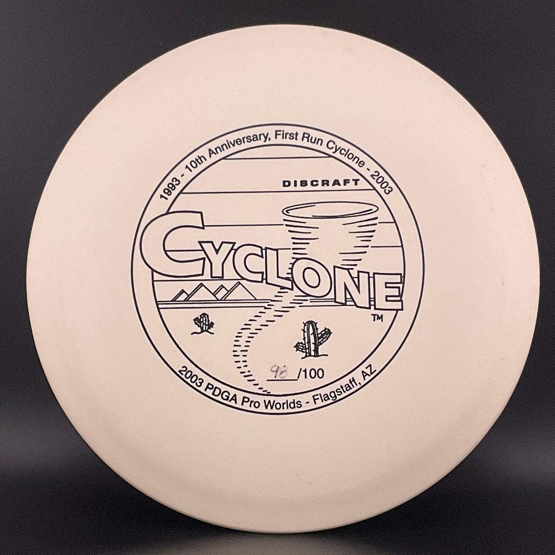 Elite X Cyclone - 2003 Pro Worlds - 10th Anniversary First Run *Speedy Vault* Discraft