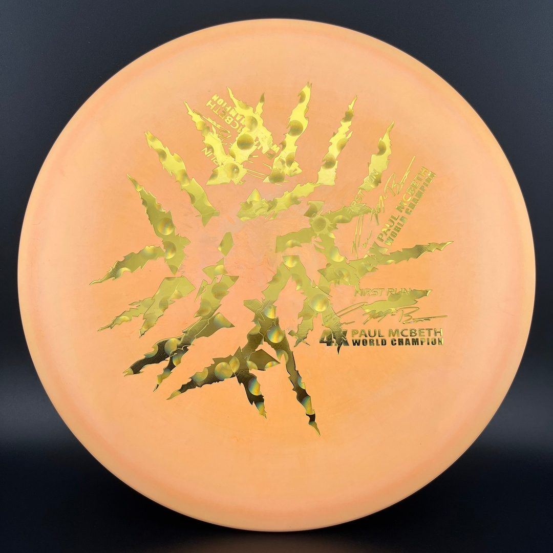 Swirly ESP Buzzz First Run - Paul McBeth 4x Claws - Rare Misprint Discraft