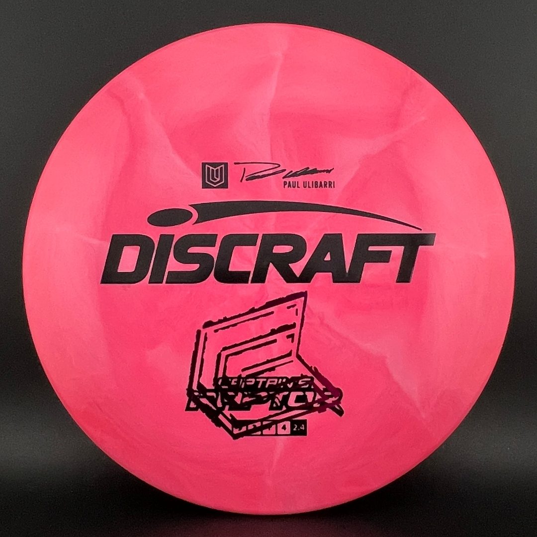 ESP Swirl Captain's Raptor - Misprint - Paul Ulibarri Stamp Discraft