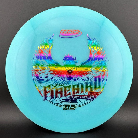 2020 Glow Champion Firebird - Blue/Rainbow Foil - Nate Sexton TS Innova