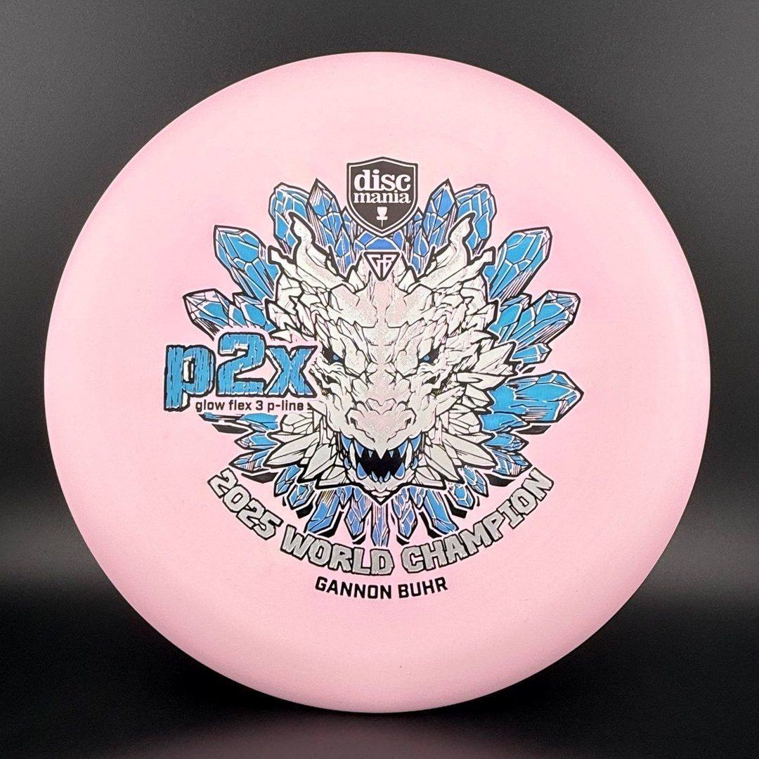 Glow P-Line P2x Flex 3 - Gannon Buhr 2025 World Champion Discmania