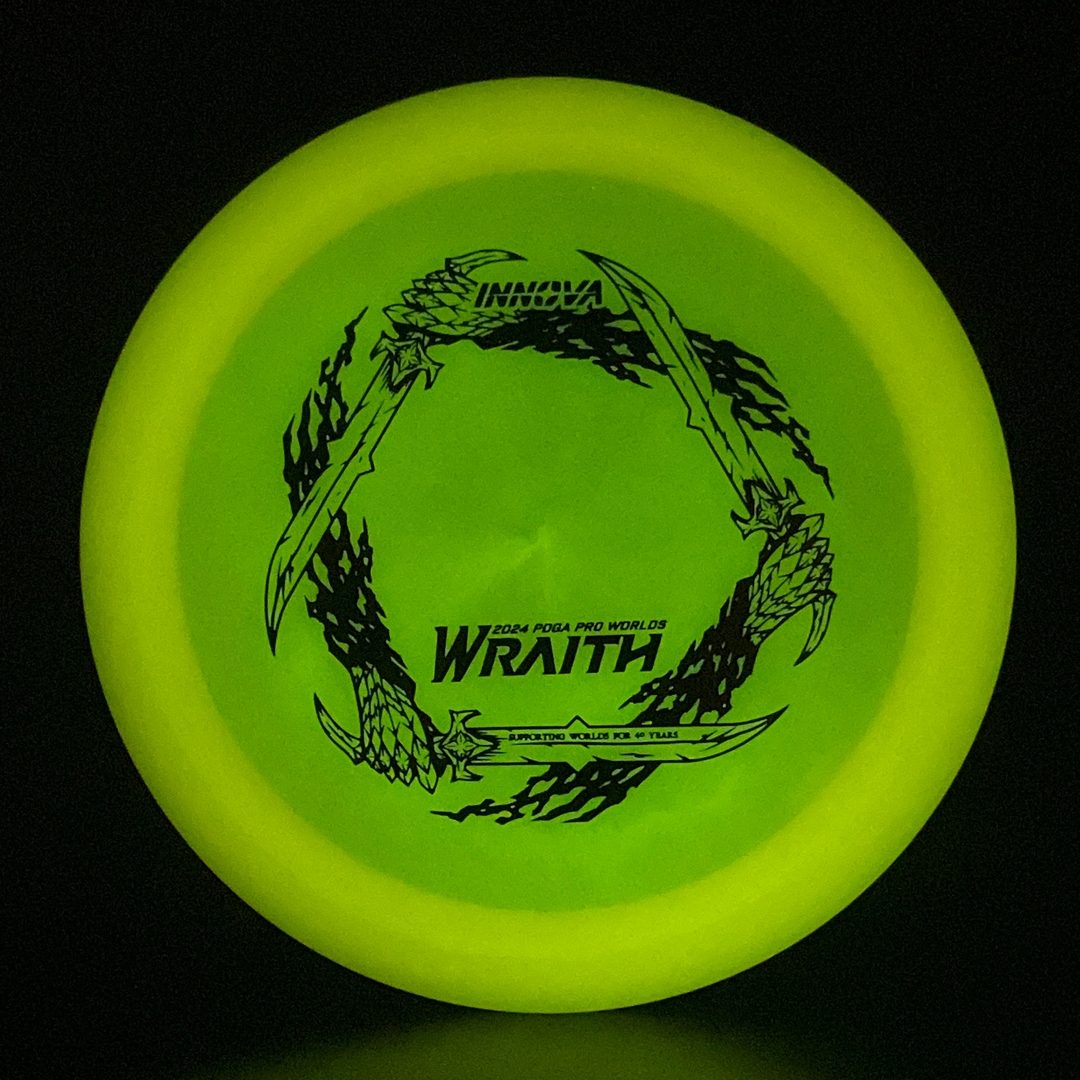 Color Glow Champion Wraith - 2024 PDGA Pro Worlds Innova