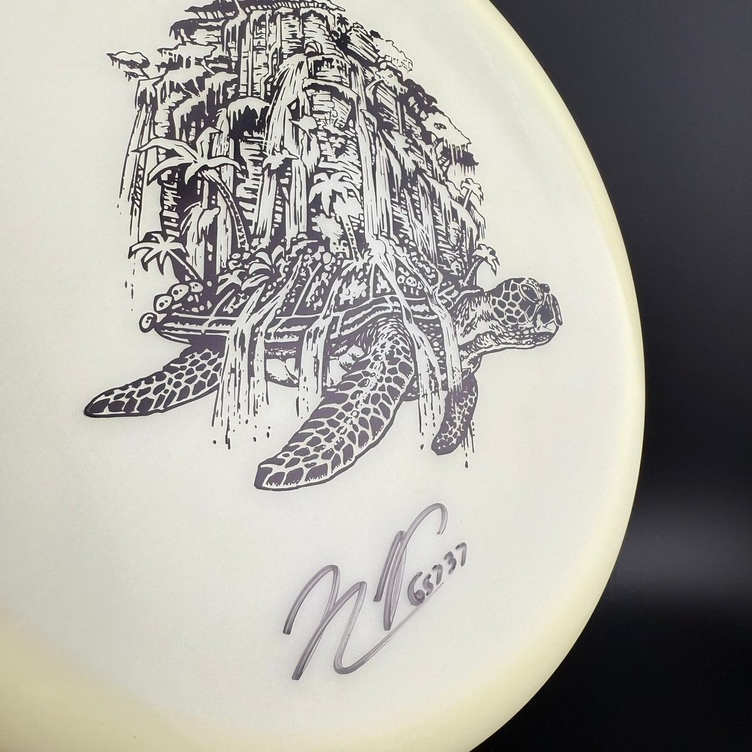 Glow C-Line MD4 *Signed* - Nate Perkins Turtle by Manny Trujillo Discmania