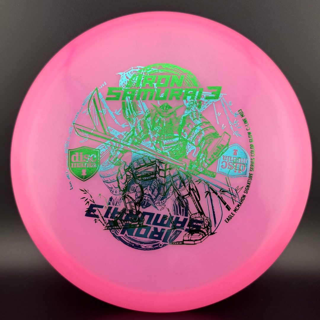 Color Glow C-Line MD3 - Iron Samurai 3 Double Stamp X-Out Discmania