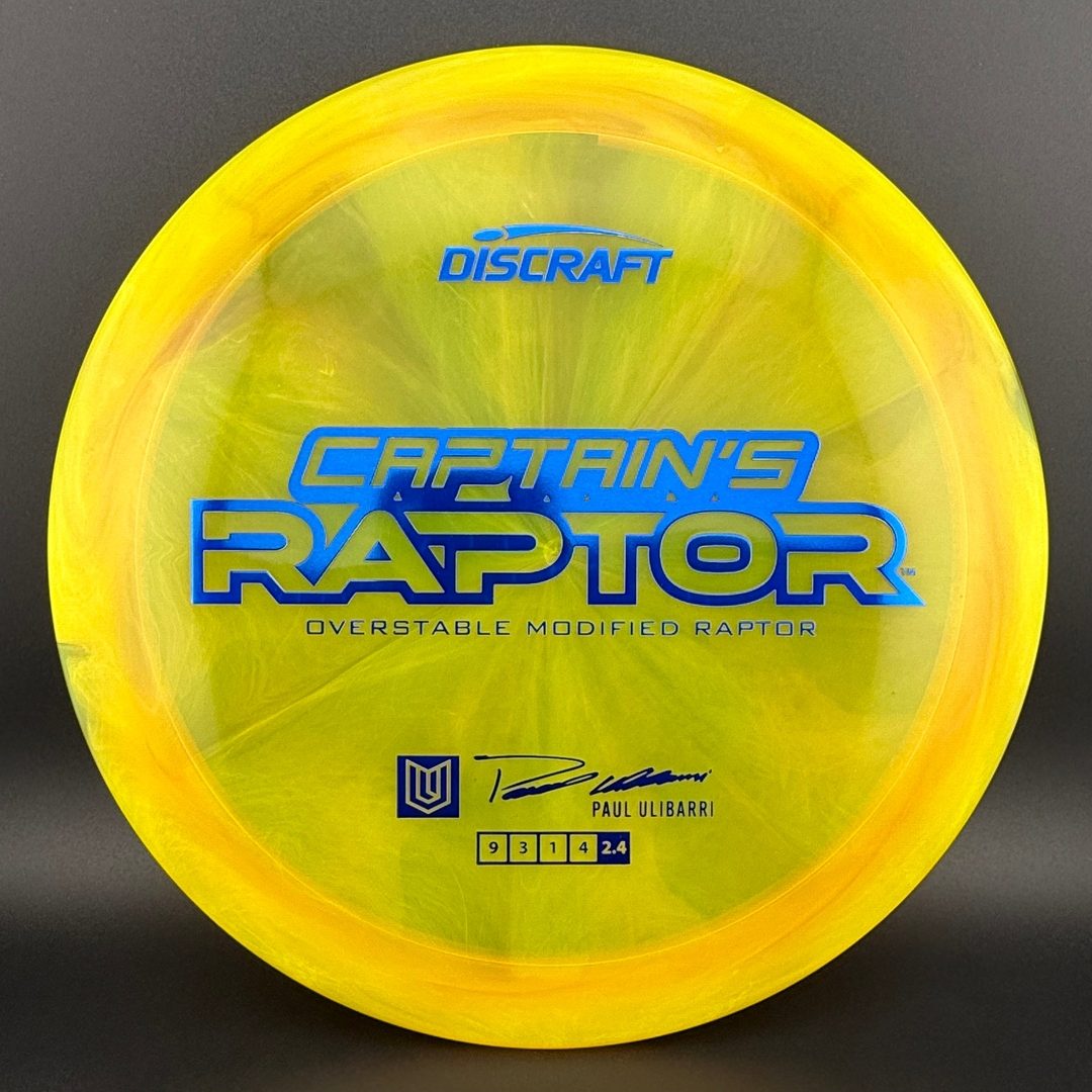 Special Z Blend Captain's Raptor - Paul Ulibarri 2025 Signature Series Discraft