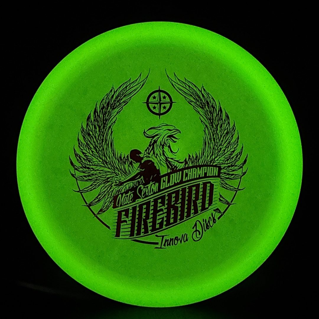 2016 Glow Champion Firebird Penned - Red Pixel - Nate Sexton Tour Series Innova