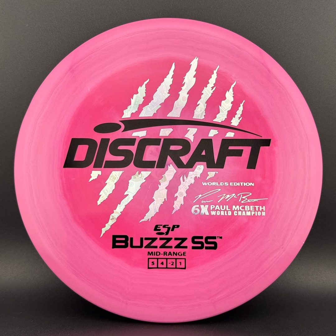 ESP Swirl Buzzz SS - Paul McBeth 6x Claws - Worlds 2026