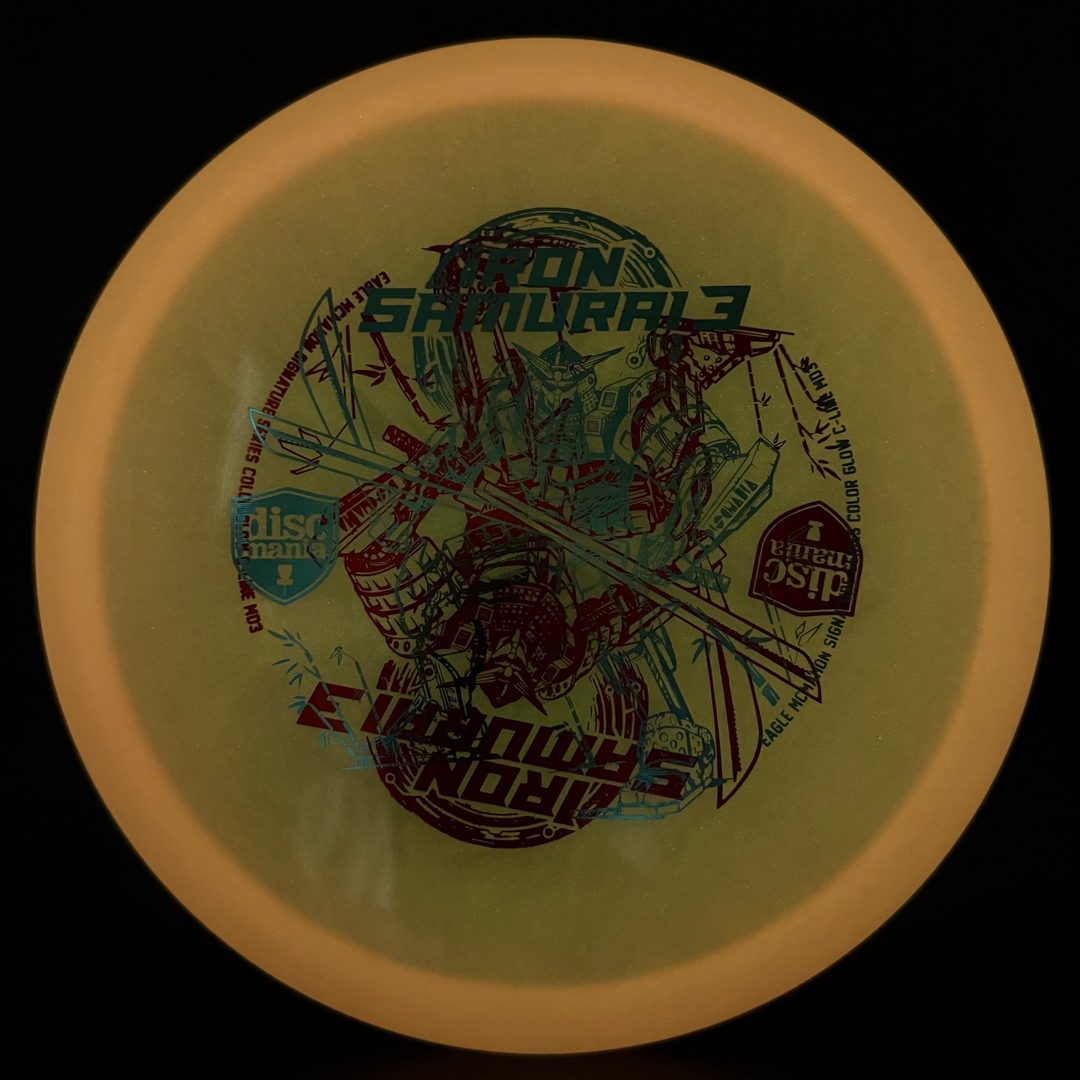 Color Glow C-Line MD3 - Iron Samurai 3 Double Stamp X-Out Discmania