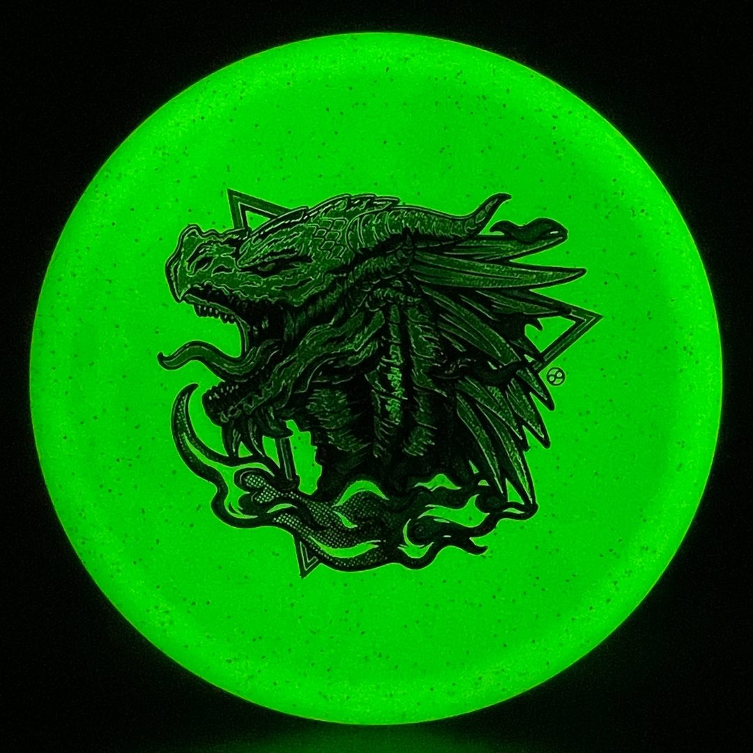 Metal Flake Glow C-Blend Chariot - Infinite Dragon Triple Foil Infinite Discs