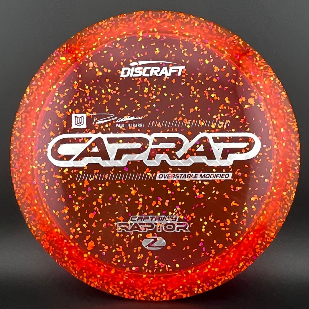 Confetti Z Captain's Raptor - Paul Ulibarri 2026 Discraft