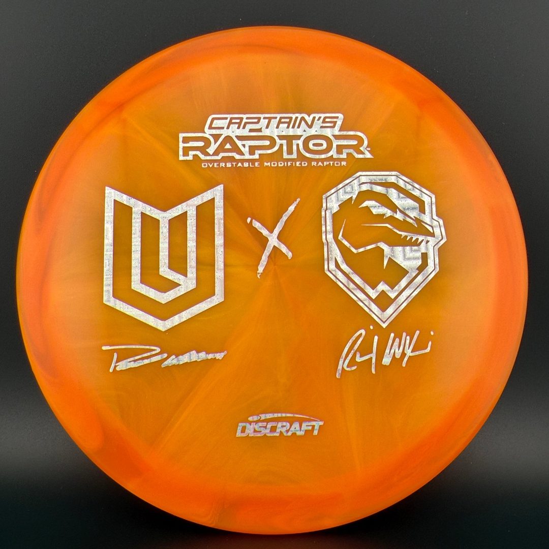 Z Swirl Captain's Raptor - Ulibarri x Wysocki Collab Edition Discraft