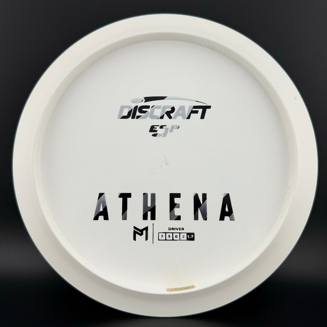 White ESP Athena - Bottom Stamp - Paul McBeth Sig Series Discraft