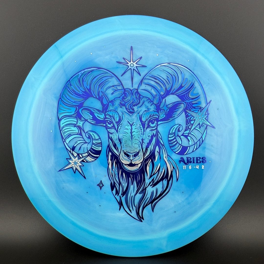 Swirly Sirius Aries (1.1) - Cosmic Ram by Tony Diaz