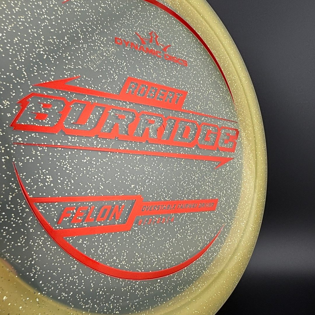 Lucid Gold Metal Flake Felon - Robert Burridge 2025 Team Series Dynamic Discs