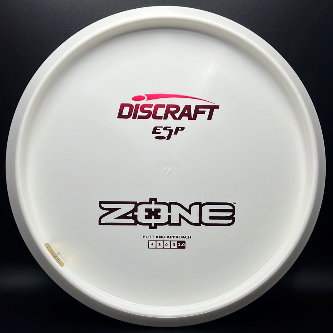 White ESP Zone - Bottom Stamp Dyer's Delight Discraft