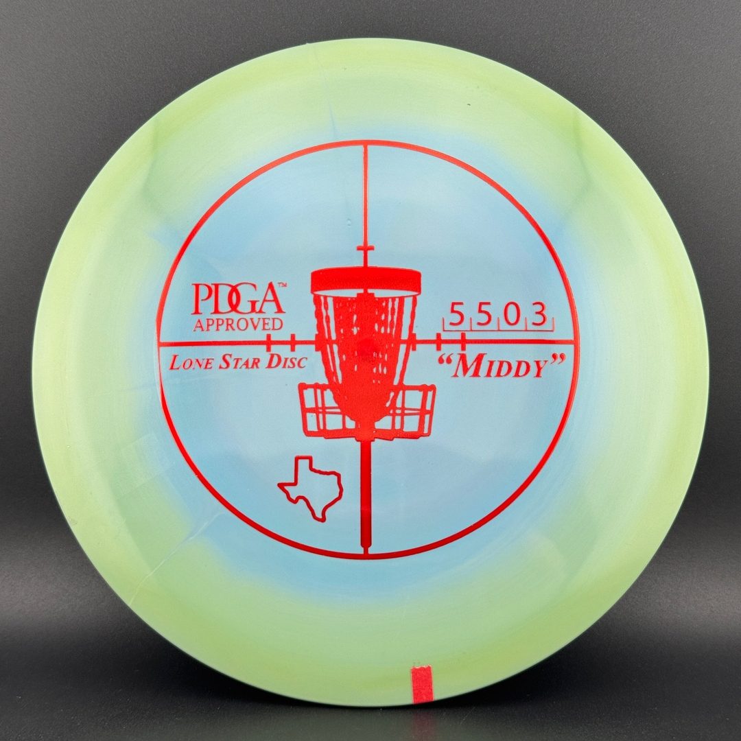 Bravo Middy - Old Run Embossed LSM Lone Star Manufacters Lone Star Discs