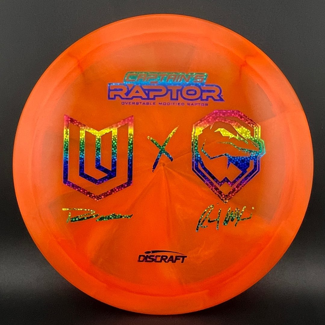 Z Swirl Captain's Raptor - Ulibarri x Wysocki Collab Edition Discraft