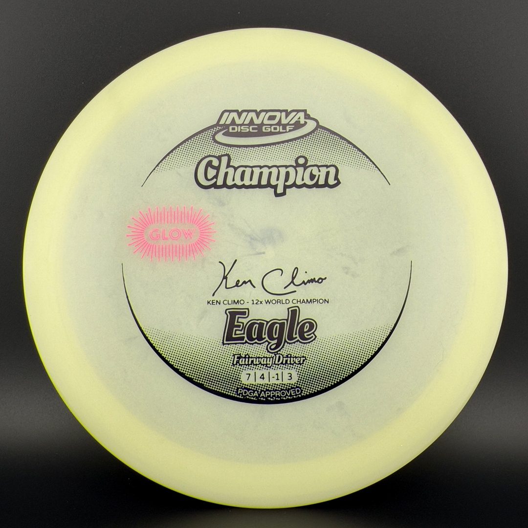Classic Color Glow Champion Eagle - Ken Climo 12x Innova