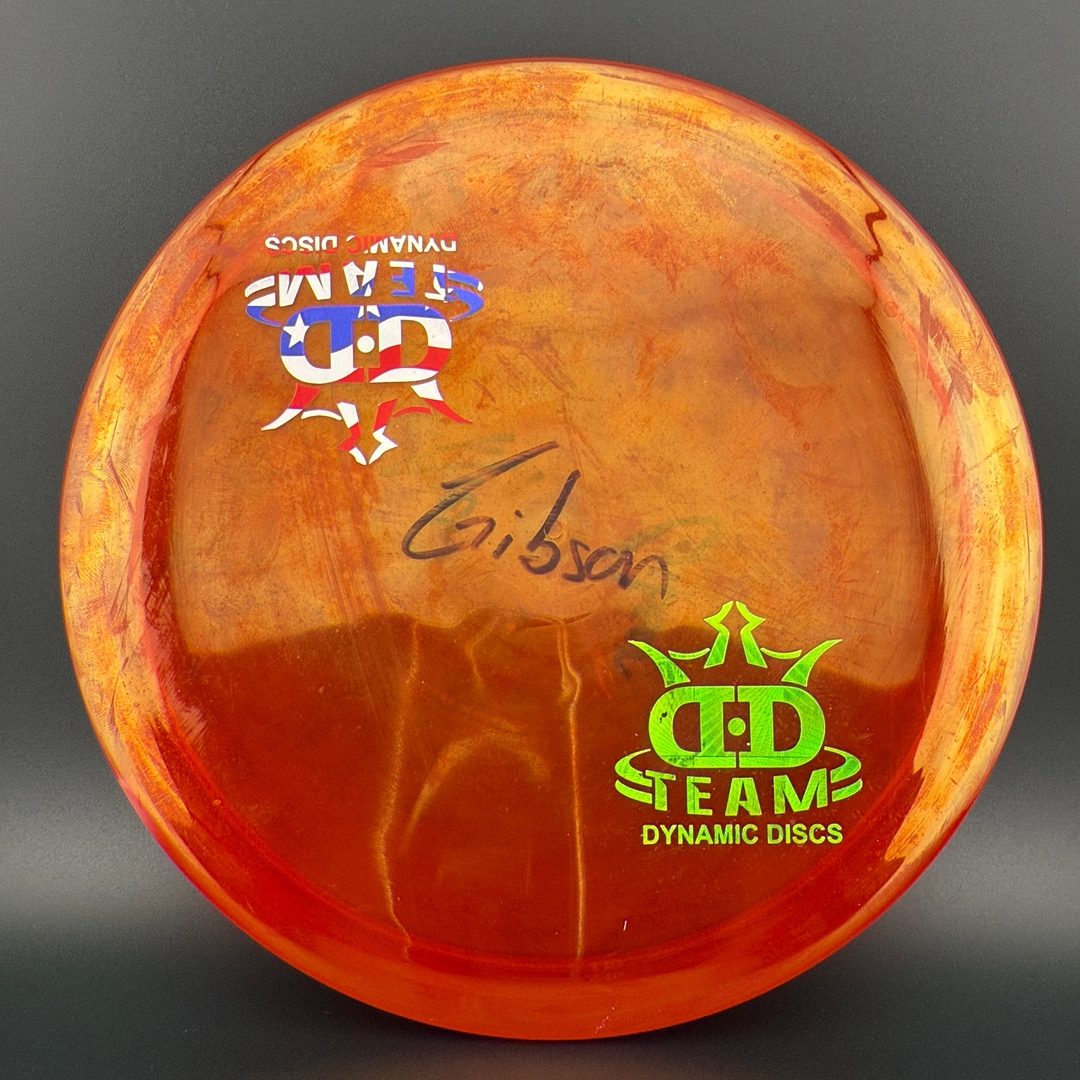 Lava Justice - Team DD Stamp *Gibson Stash Used* Dynamic Discs