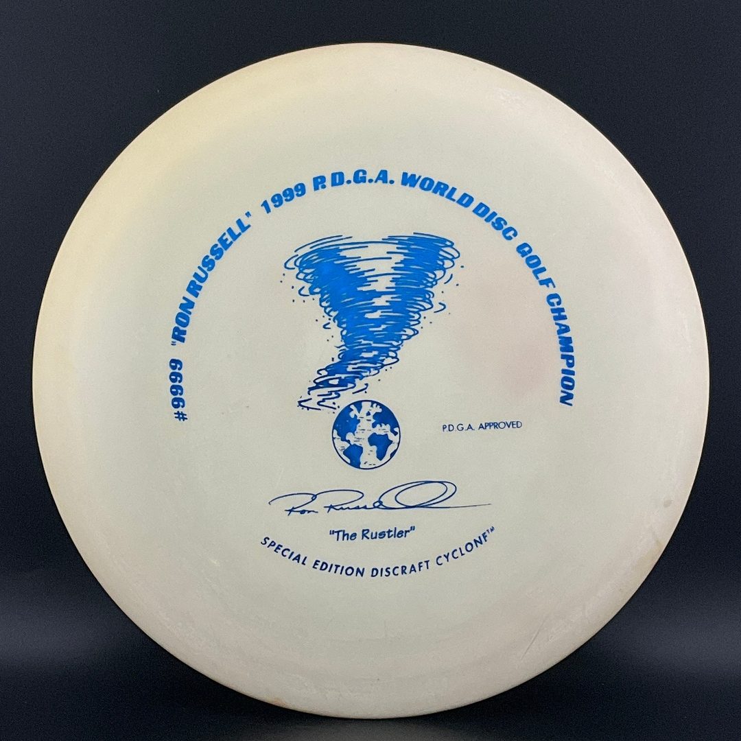 Special Edition Cyclone - The Rustler Ron Russell 1999 World Champion *Speedy Vault* Discraft